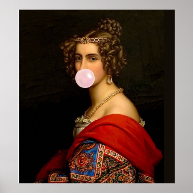 So Extra Pink Bubble gum Diva Poster (Front)