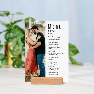 So Fancy Menu Photo Holder