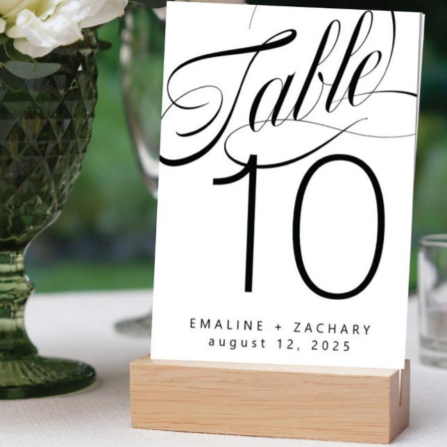 So Fancy Number Table Tent Sign (Creator Uploaded)