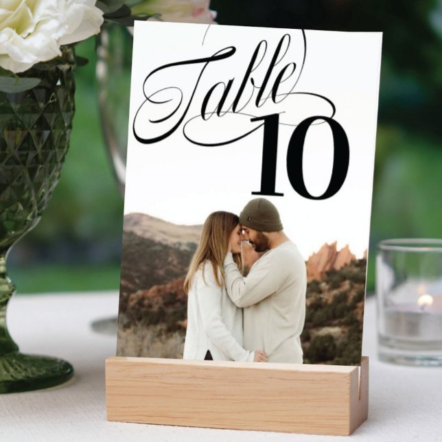 So Fancy Table Number Photo (Creator Uploaded)