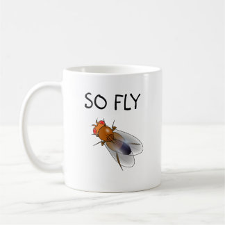 So fly Drosophila mug