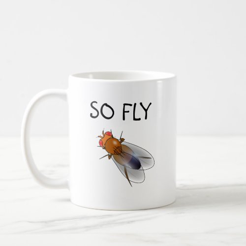 So fly Drosophila mug