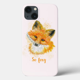 So Foxy Watercolor Fox iPhone 13 Case