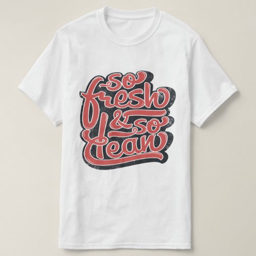"So Fresh So Clean" a statement piece that pays homage to the iconic Atlanta Hip Hop scene. Bold, red, and distressed letters make this tee a must-have for those who embrace urban streetwear fashion. Whether you're a fan of Notorious beats or simply want to make a bold statement, this tee is designed for you. Embrace the urban, streetwise aesthetic with IHQ's tribute to the timeless beats and fashion-forward mindset that define Southern Hip Hop culture. Elevate your style, make a statement, and join the ranks of those who appreciate the perfect blend of fashion and function in their wardrobe. Crafted for both men and women, our "So Fresh So Clean" tee transcends age, making it the perfect addition to the wardrobes of fashion-forward kids and adults alike. The vibrant red hue commands attention, reflecting the energy of hip hop music that inspires the design. Quality is at the forefront of our priorities, and our t-shirts stand shoulder-to-shoulder with the top brands in the market. The superior fabric ensures comfort, durability, and a fit that complements the urban streetwear style. As you step out in this tee, you'll not only embody the essence of hip hop culture but also experience the unmatched comfort of our carefully crafted apparel. These affordable, graphic tees are printed with precision, ensuring that the "So Fresh So Clean" message pops with authenticity. Unisex in design, they cater to a diverse audience, making a bold statement that transcends fashion boundaries. Cast out the ordinary and embrace the extraordinary with our "So Fresh So Clean" T-shirt – a true representation of urban streetwear at its finest. Whether you're hitting the streets, catching up with friends, or attending a hip hop concert, let your fashion do the talking. Elevate your style, embrace the music, and stay fresh and clean with this standout tee that defines a culture.