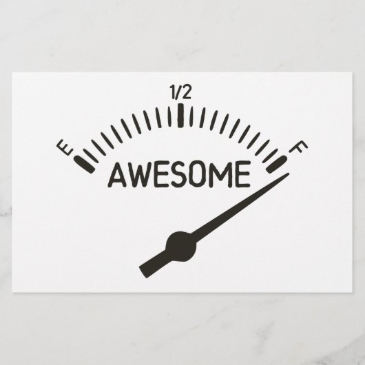 So Full of Awesome Gauge (Front)