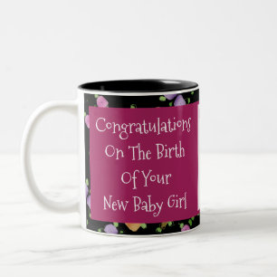 So Fun For New Parents Baby Word Search Two-Tone Coffee Mug