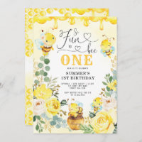 So Fun to Bee One Honeycomb Bee Birthday Party