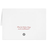 So funny - macaw cards (Back Horizontal)