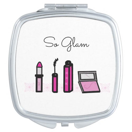 So Glam Makeup Compact Mirror