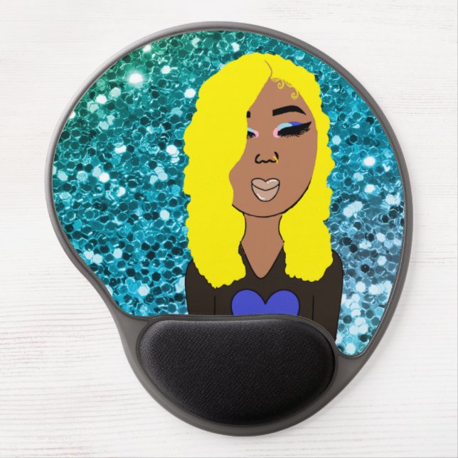So Glam Sparkly Glitter Mouse Pad (Front)
