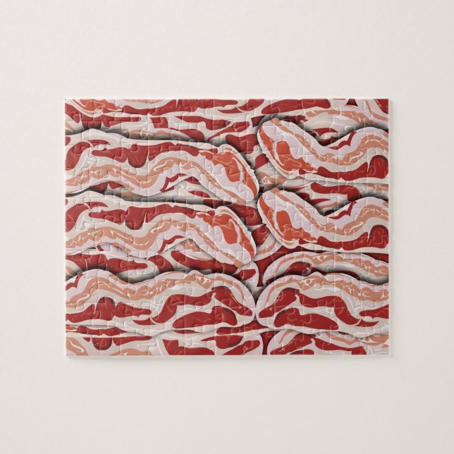 So Good Bacon Pattern Jigsaw Puzzle (Horizontal)