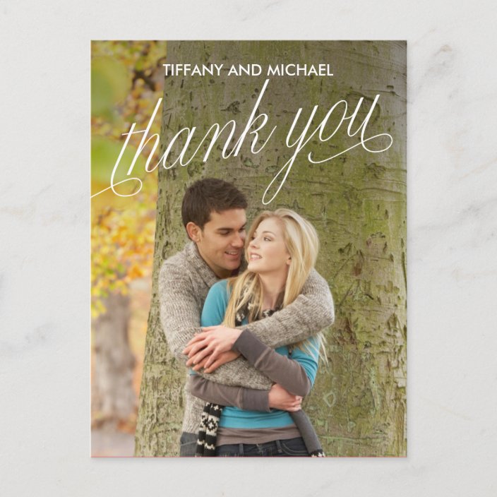 So Grateful Photo Thank You Card | Zazzle.com