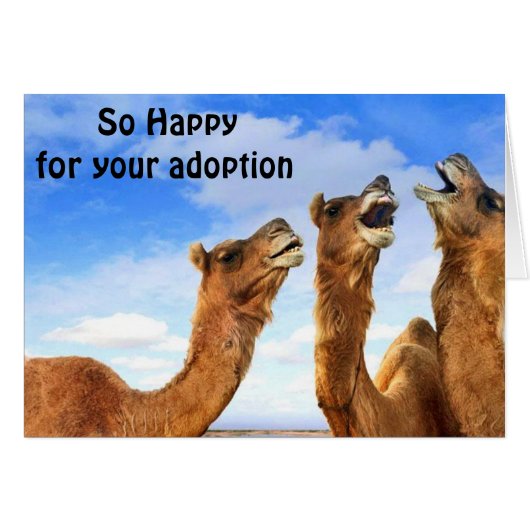 SO HAPPY FOR YOUR ADOPTION CARDS (Front Horizontal)