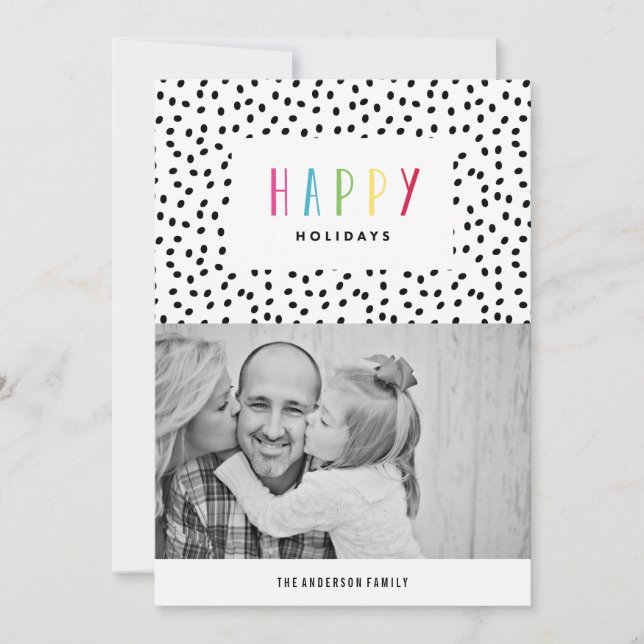 So Happy | Holiday Photo Card (Front)