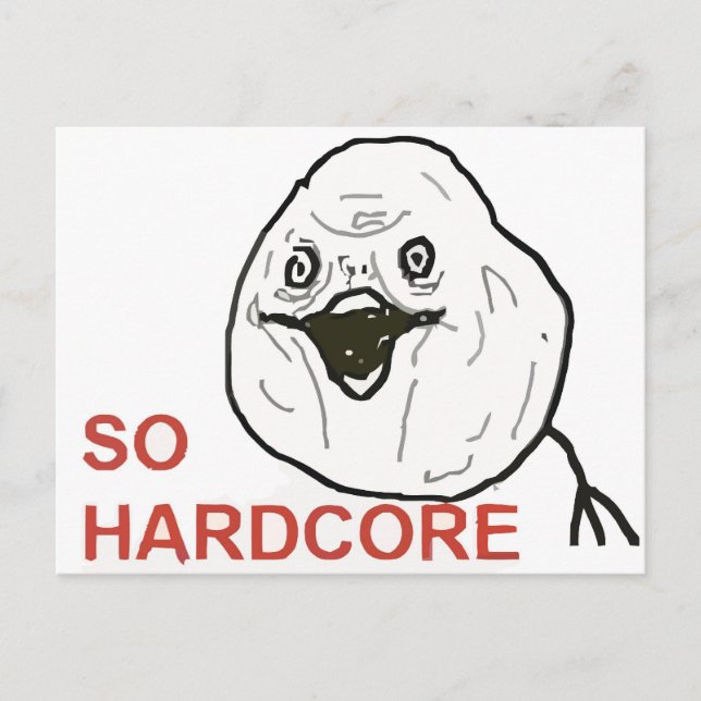 So Hardcore Postcard (Front)
