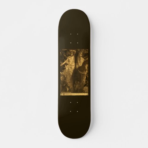 So haunted Moonlight Ghostly Girl Bat  Owl Skateboard