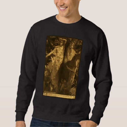 So haunted Moonlight Ghostly Girl Bat  Owl Sweatshirt