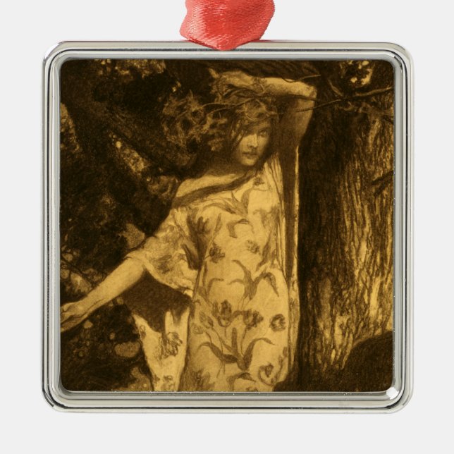 So haunted Moonlight Guardians of the Night Metal Ornament (Front)