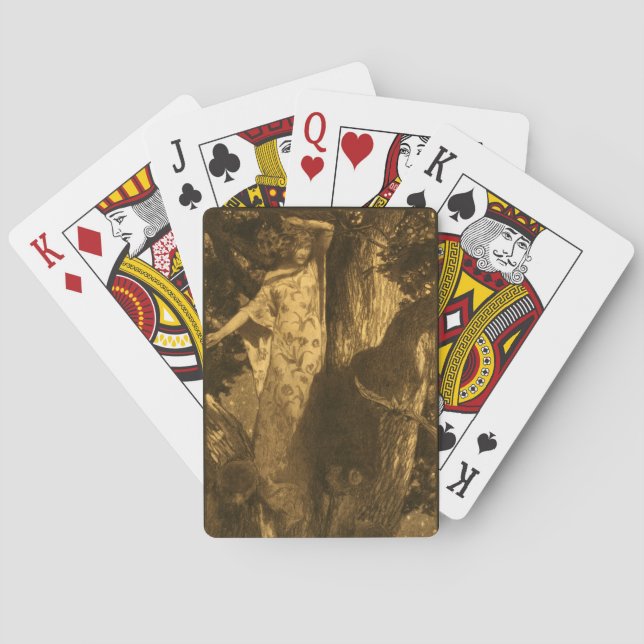 So haunted Moonlight Guardians of the Night Poker Cards (Back)