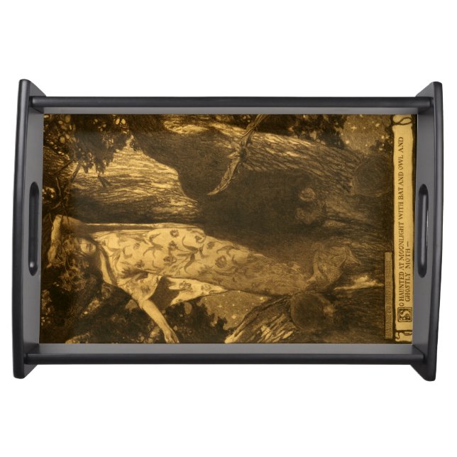 So haunted Moonlight Guardians of the Night Serving Tray (Front)