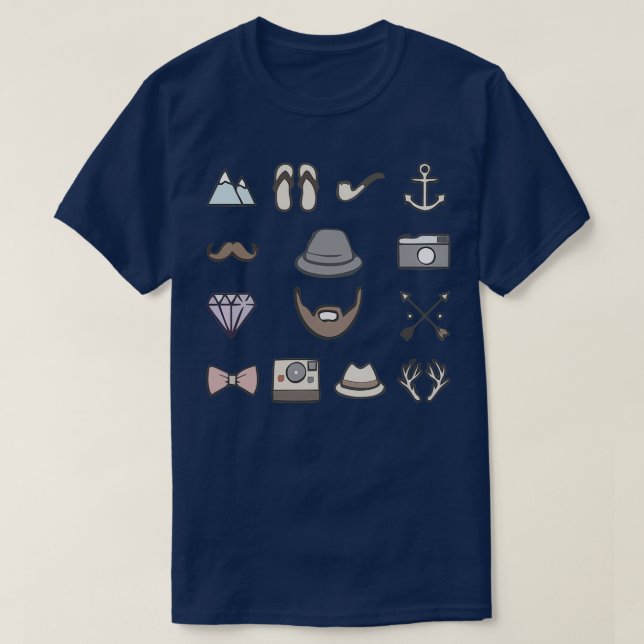 So hipster T-Shirt (Design Front)