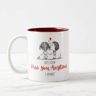 So I Can Kiss You Anytime I Want Large Mug