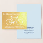 [ Thumbnail: "So I Heard That You Want a Brand New Bicycle..." Foil Card ]