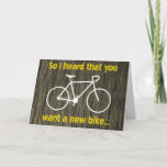 [ Thumbnail: "So I Heard That You Want a New Bike..." Card ]