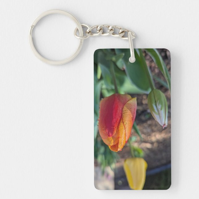 So I sent strangers by RoseWrites Keychain (Front)