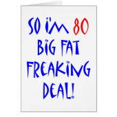 So I'm 80 ... (Front)