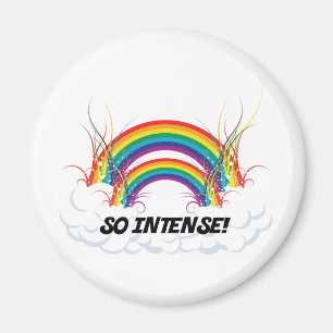 SO INTENSE DOUBLE RAINBOW MAGNET