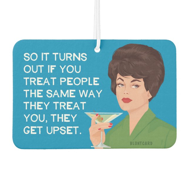 So it turns out... - Funny  Air Freshener (Front)