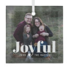 So Joyful Custom Photo Christmas Ornament
