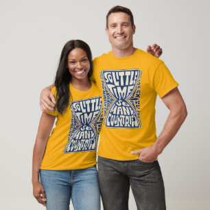 So Little Time, So Many Countries” - Psychedelic T-Shirt