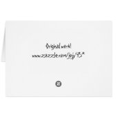 So lonely... without you cards (Back Horizontal)