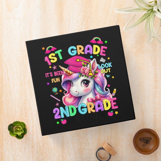 So Long 1st Grade 2nd Grade Here I Come 3 Ring Binder (In Situ)