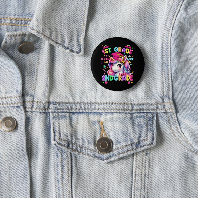 So Long 1st Grade 2nd Grade Here I Come Button (In Situ)