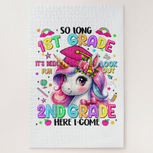 So Long 1st Grade 2nd Grade Here I Come Jigsaw Puzzle