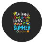 So Long 2nd Grade Hello Summer Last Day Of School. Classic Round Sticker