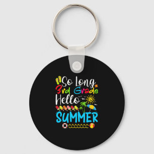 So Long 3rd Grade Hello Summer Last Day Of School. Keychain