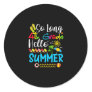 So Long 4th Grade Hello Summer Last Day Of School. Classic Round Sticker