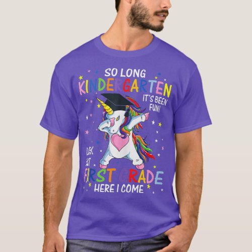 So Long Kindergarten 1st Grade Here I Come Graduat T_Shirt