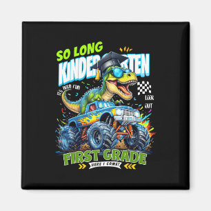 So Long Kindergarten Graduate Dinosaur 1st Grade H Magnet