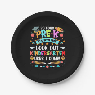 So Long Pre Kindergarten Teacher Paper Plates