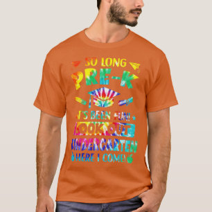 So Long PreK Kindergarten Here I Come Graduation Y T-Shirt