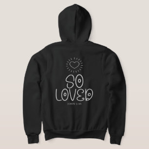 So Loved Bible Verse Hoodie For Women