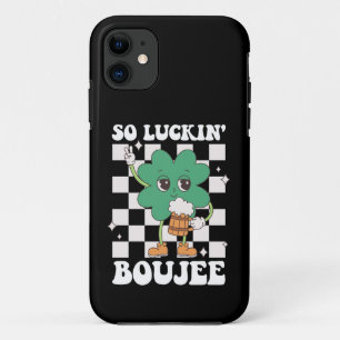 So Luckin' Boujee Lucky Shamrock St Patrick's Day iPhone 11 Case