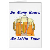 So Many Beers, So Little Time (Front)