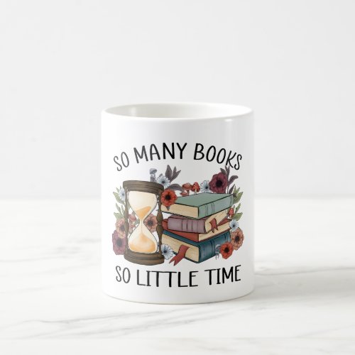 So Many Books Book Lovers  Nerdy Gifts Coffee Mug