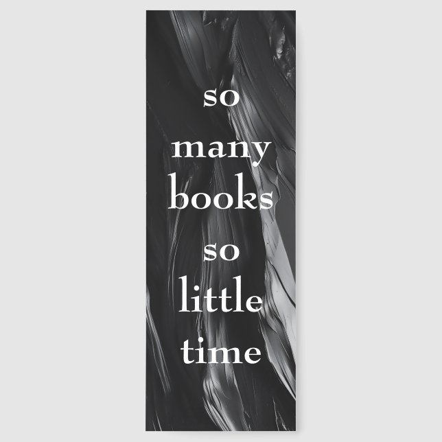 So many books so little time bookmarks (Front)